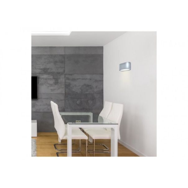 Rabalux Zidna lampa Kaunas G9 1x MAX 10W brušeni aluminijum (7025) - 7025