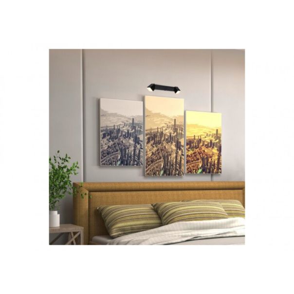 Rabalux Zidna lampa Kessy LED 8W crna (71271) - RAS002521A00000