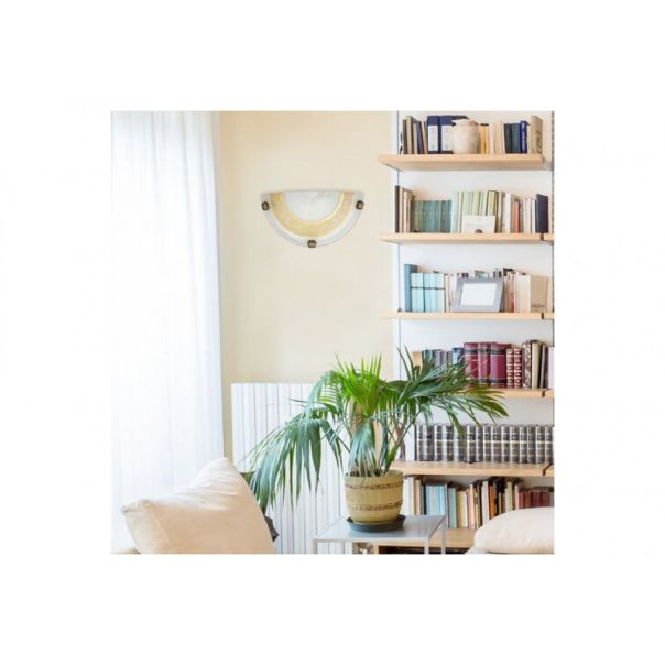 Rabalux Zidna lampa Laretta E27 1x MAX 60W belo staklo - alabaster (3712) - 3712