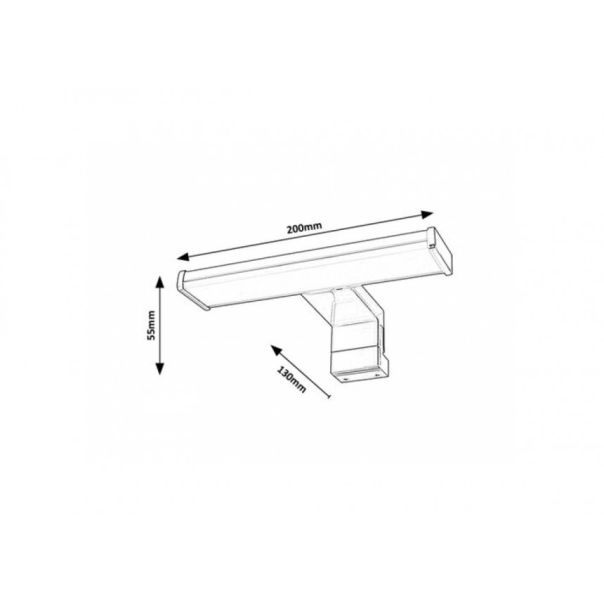 Rabalux Zidna lampa Levon LED 4W hrom (75039) - RAS002632A00000