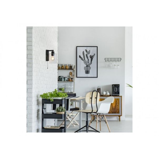 Rabalux Zidna lampa Miroslaw E27 1x MAX 40W mat crno (5077) - 5077