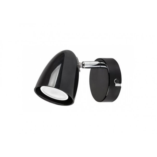 Rabalux Zidna lampa Perico GU10 1X MAX 5W crna (73015) - RAS002728A00000