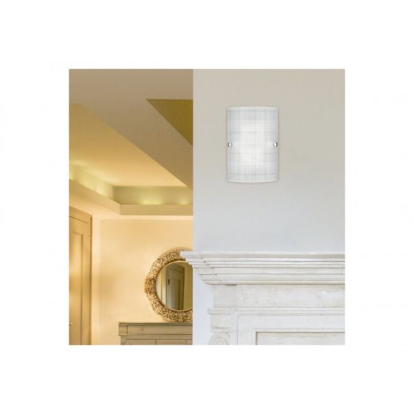 Rabalux Zidna lampa Scottie E27 1x MAX 60W beli sa motivima (3887) - 3887