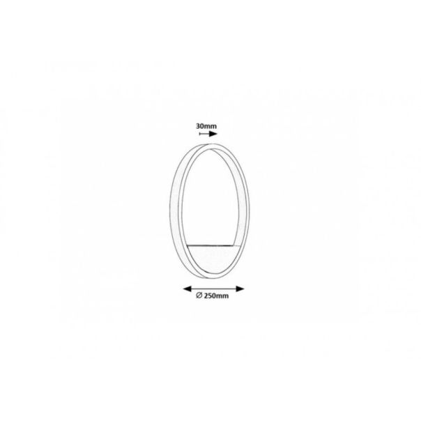 Rabalux Zidna lampa Thric LED 15W crno zlato (71310) - RAS002930A00000