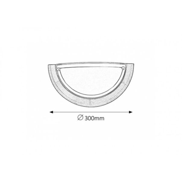 Rabalux Zidna lampa Ufo E27 1x MAX 60W hrast (5407) - 5407