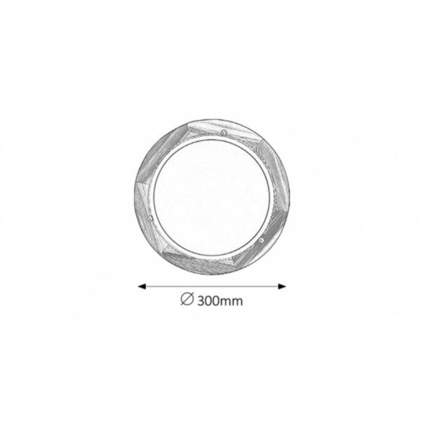 Rabalux Zidna lampa Ufo E27 1x MAX 60W natur (5401) - 5401-1