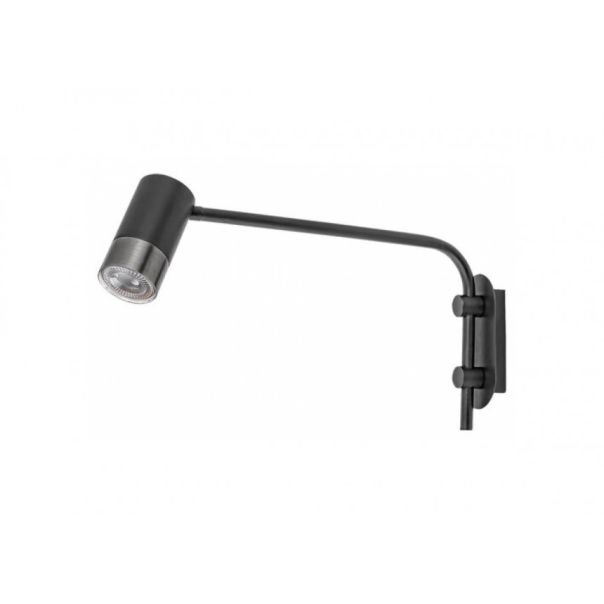 Rabalux Zidna lampa Zircon GU10 1X MAX 5W mat crno (5072) - 5072