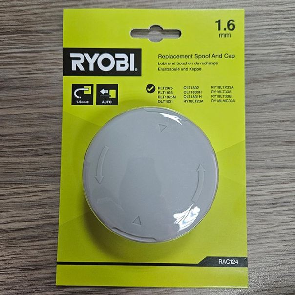 RYOBI Glava (kalem) za aku. trimer za travu (pojedinačna) RAC124 - RAC124