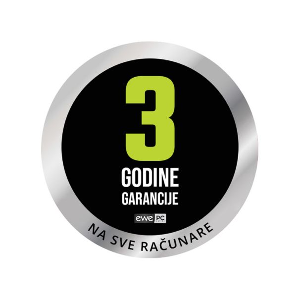 EWE PC INTEL OFFICE računar Core i7-12700K 16GB 500GB SSD - RAC27908