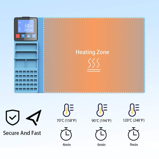 Radna podloga CPB320 sa grejacem 38cm x 22cm x 3.7cm - 214082