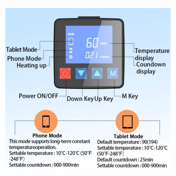 Radna podloga CPB320 sa grejacem 38cm x 22cm x 3.7cm - 214082
