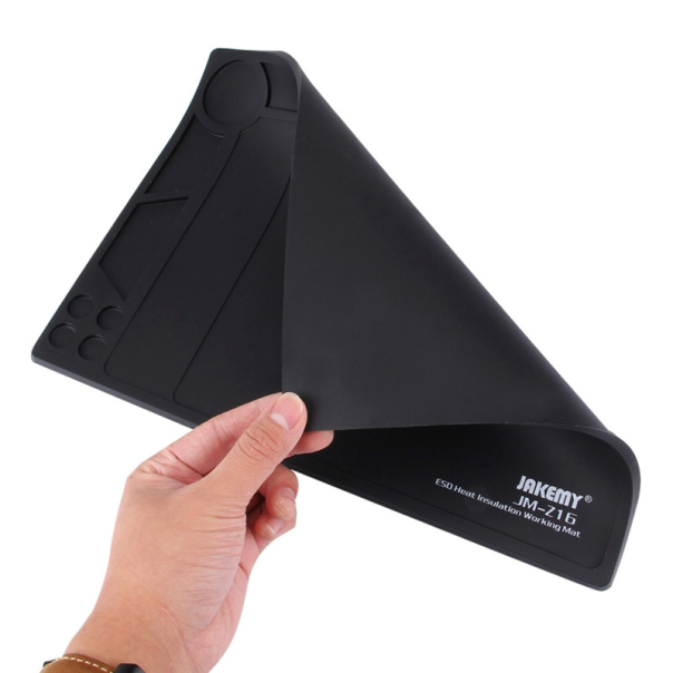 Radna podloga silikonska JAKEMY JM-Z17, 359*260*5mm, sa magnetnnom podlogom set - 213514