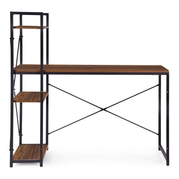 MODERNHOME Radni sto 120x60 cm sa policama dark - EP2828274