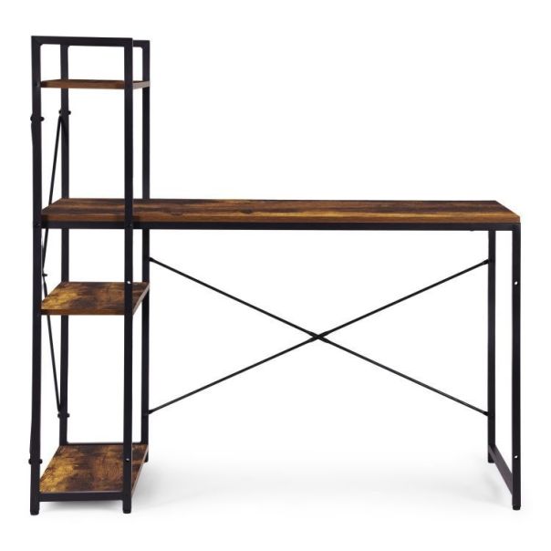 MODERNHOME Radni sto 120x60 cm sa policama loft style - EP2828271