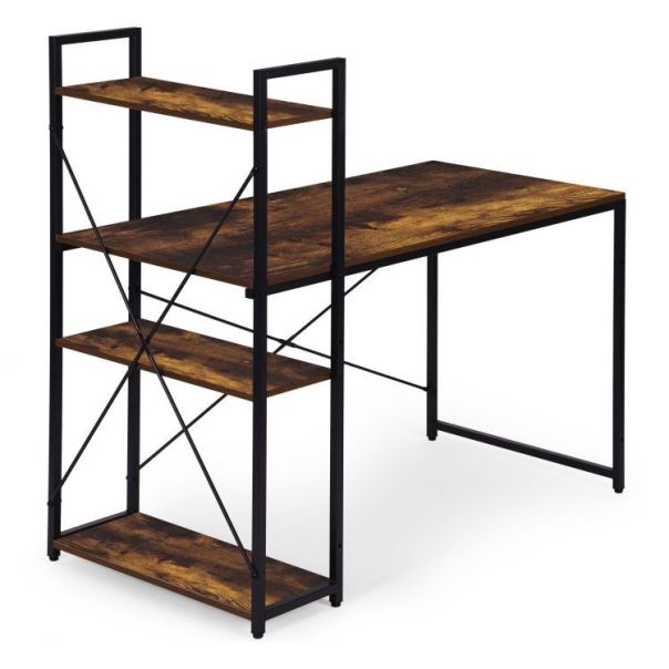 MODERNHOME Radni sto 120x60 cm sa policama loft style - EP2828271