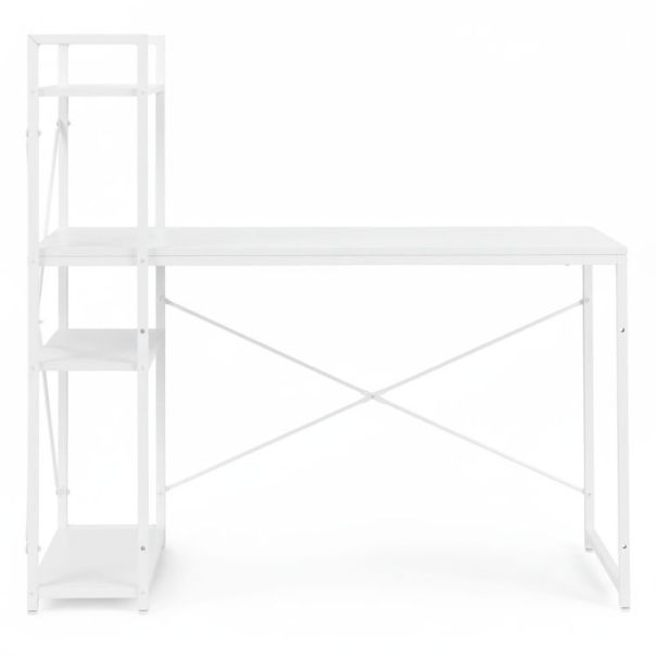 MODERNHOME Radni sto 120x60 cm sa policama white - EP2828268