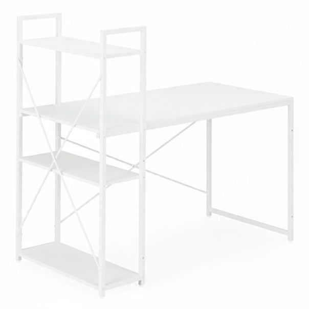 MODERNHOME Radni sto 120x60 cm sa policama white - EP2828268