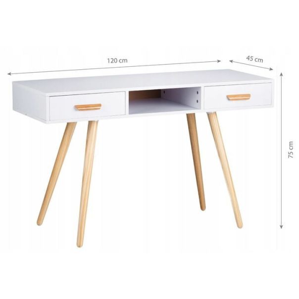 MODERNHOME Radni sto sa 2 fioke modern home - WYJ-038