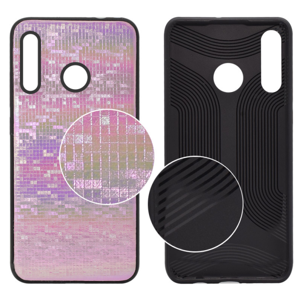 Maska za Samsung M10 Rainbow Mosaic bela - 035350