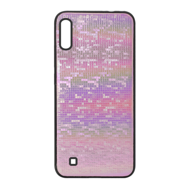 Maska za Samsung M10 Rainbow Mosaic pink - 035348