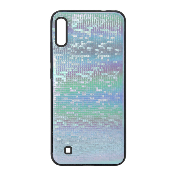 Maska za Samsung M10 Rainbow Mosaic plava - 035349