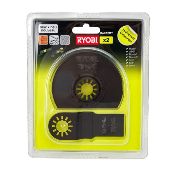 RYOBI Set pribora za multifunkcionalni alat (za renovator), 2 kom RAK02MT - RAK02MT