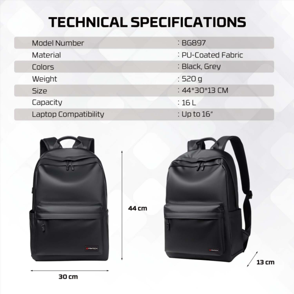 Ranac Fantech BG-897 crni - 217198
