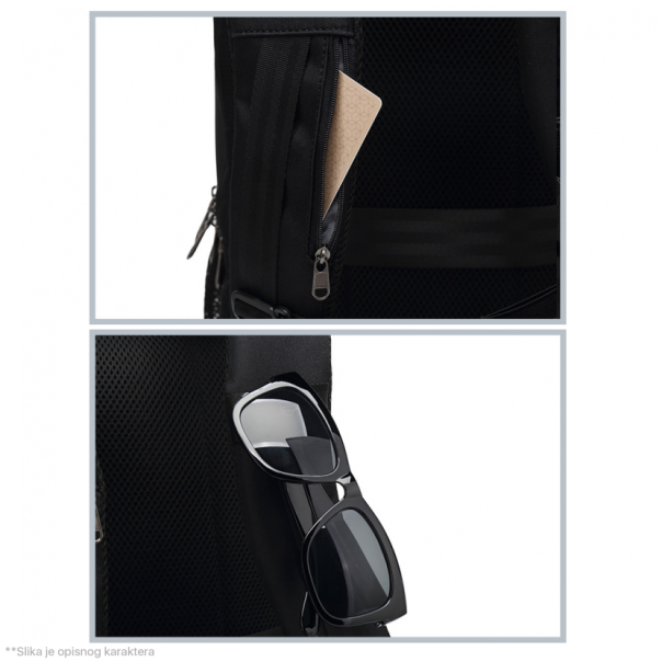 Ranac POSO 652 Casual crni - 75954