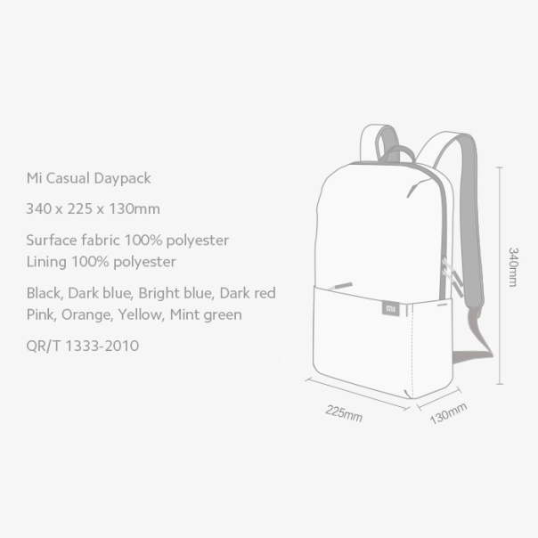 Ranac Xiaomi Dazzle tamno roze - 6934177706134