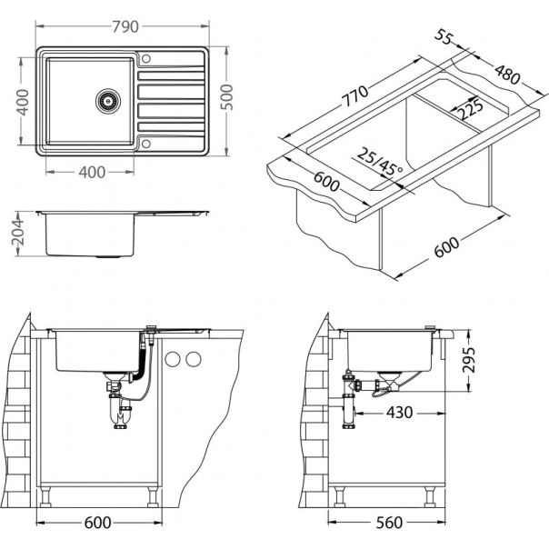 ALVEUS Sudopera Rando 30 fi 90 polu sjaj - 1131209