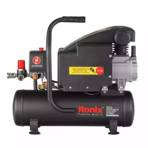 RONIX Vazdušni kompresor 10L 1HP RC-1010 CB 8bar/200l/min - RC-1010RX