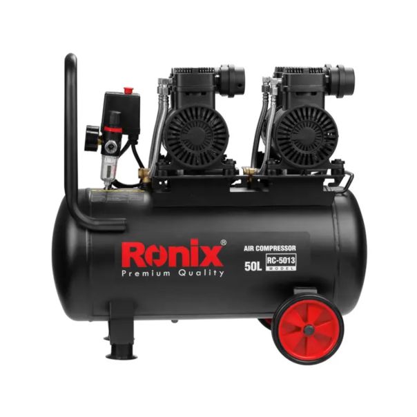 RONIX Vazdušni kompresor SILENT 50l 3.5HP OIL FREE 4-Cilindra RC-5013 CB 8bar/200l/min - RC-5013RX