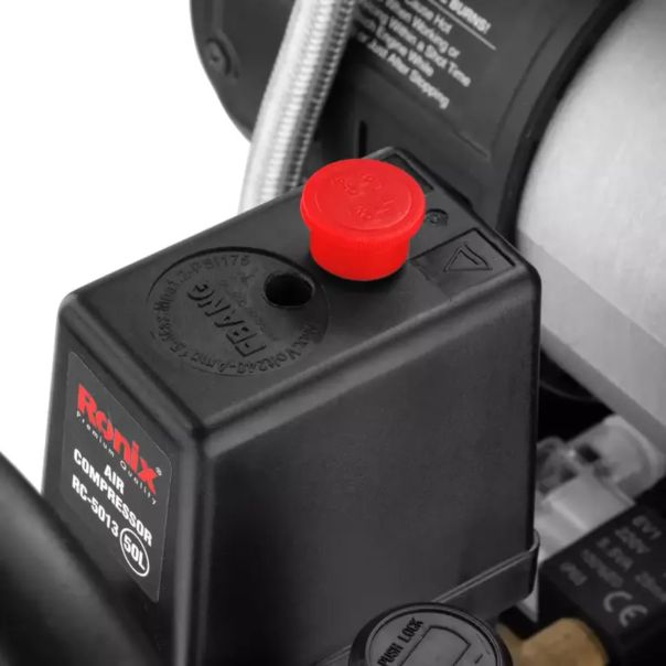 RONIX Vazdušni kompresor SILENT 50l 3.5HP OIL FREE 4-Cilindra RC-5013 CB 8bar/200l/min - RC-5013RX