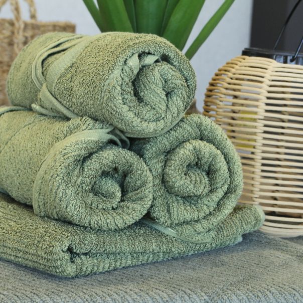 DEKOR DOM Peškir RealeE 50x90 Dark green - EP2143348