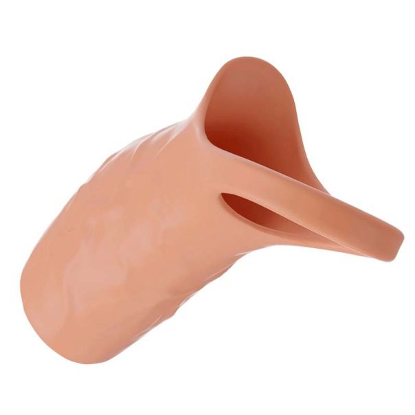 Realistična vibrirajuća navlaka za penis RealSleeve Open - 54051490000