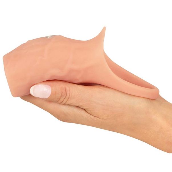 Realistična vibrirajuća navlaka za penis RealSleeve Open - 54051490000