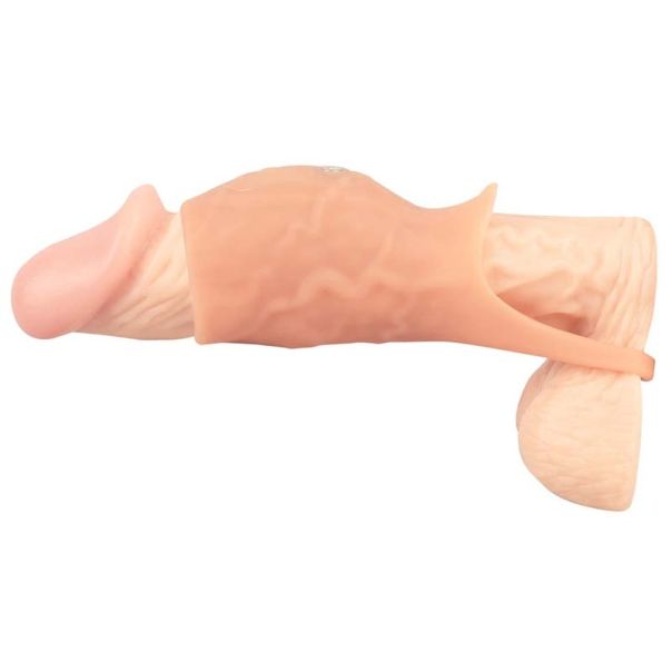 Realistična vibrirajuća navlaka za penis RealSleeve Open - 54051490000