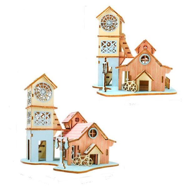 3d drvena slagalica - Rečna vila - 22
