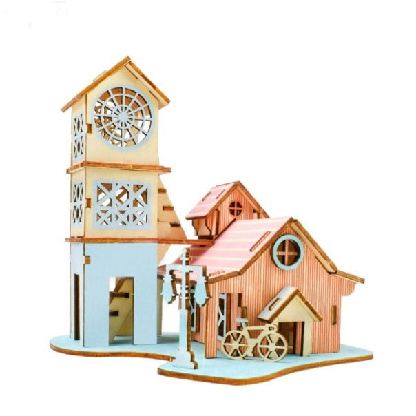 3d drvena slagalica - Rečna vila - 22