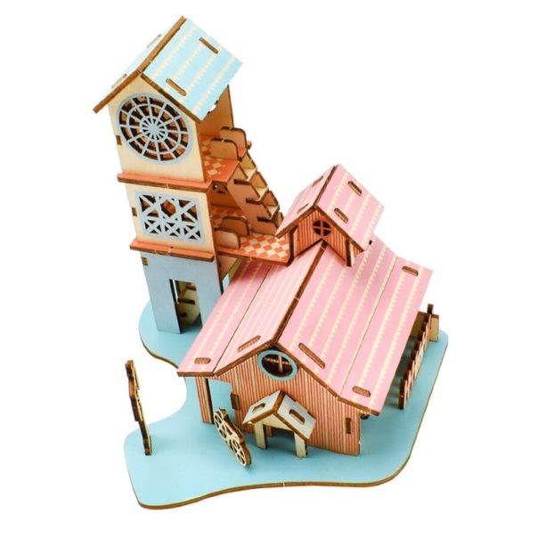 3d drvena slagalica - Rečna vila - 22