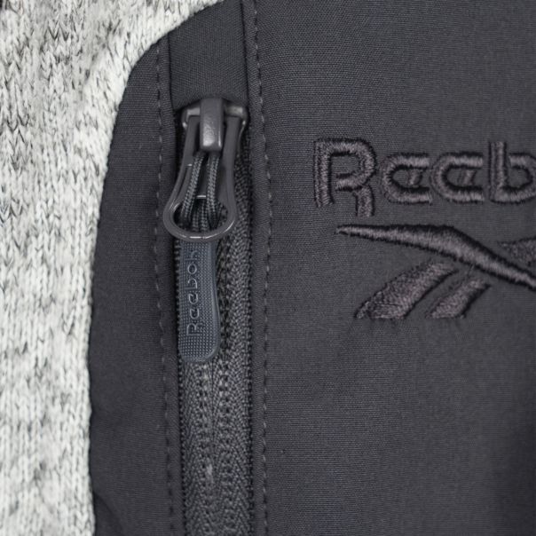 REEBOK duks sa kapuljačom za dečake, sivi - OCRB1061TKS