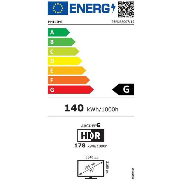 PHILIPS Televizor 75PUS8007/12, Ultra HD, Android Smart - 146471