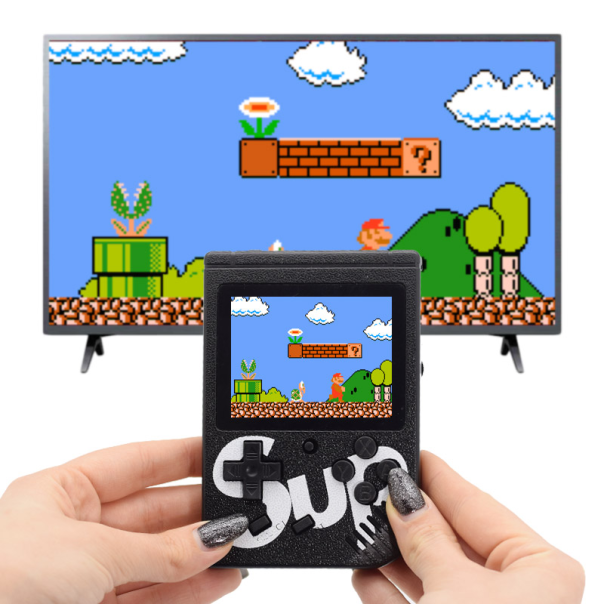 Ručna konzola retro Sup (400 igrica) crna - 039857