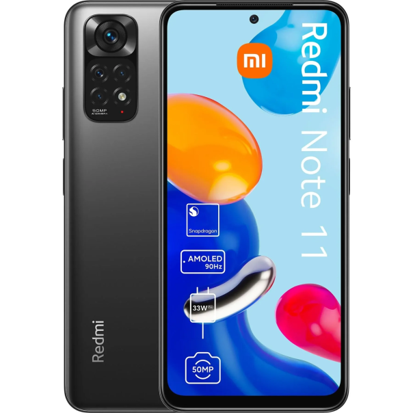 Refabrikovan Redmi Note 11 4/128GB Graphite Gray DS 4G Grade-A - RFB_6934177767333_A