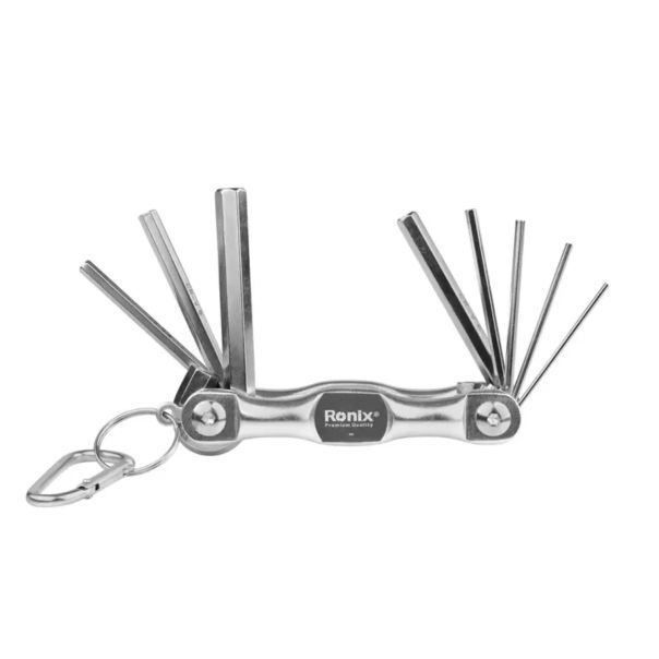 RONIX Sklopivi SET HEX ključeva 8-delni Cr-V RH-2040 1.5-8mm - RH-2040RX