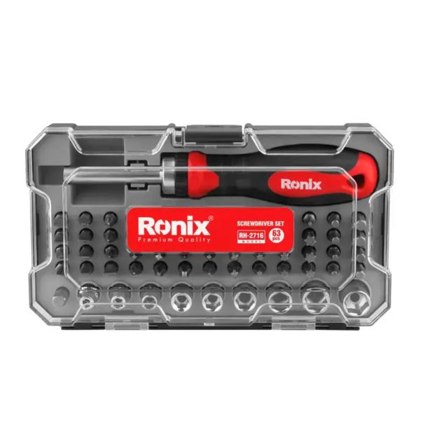 RONIX Univerzalni SET odvijača sa nastavcima 64-delni Cr-V RH-2716 PLC - RH-2716RX