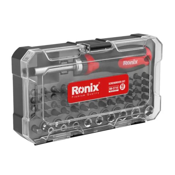 RONIX Univerzalni SET odvijača sa nastavcima 64-delni Cr-V RH-2716 PLC - RH-2716RX