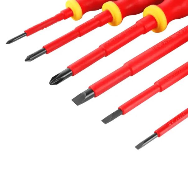 RONIX SET Odvijača VDE 1000V Cr-V 6-delni RH-2724 BL 3xS + 3xPH - RH-2724RX