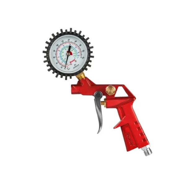 RONIX Pištolj za pumpanje guma (max 7.93bar) RH-6801 BL 63mm/0-12bar skala - RH-6801RX