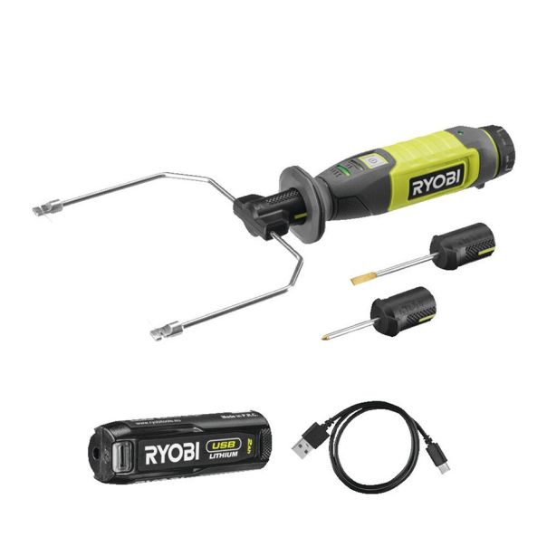 RYOBI Kompaktni aku vrući rezač, USB Lithium 4V (2,0 Ah) RHC4-120G - RHC4-120G